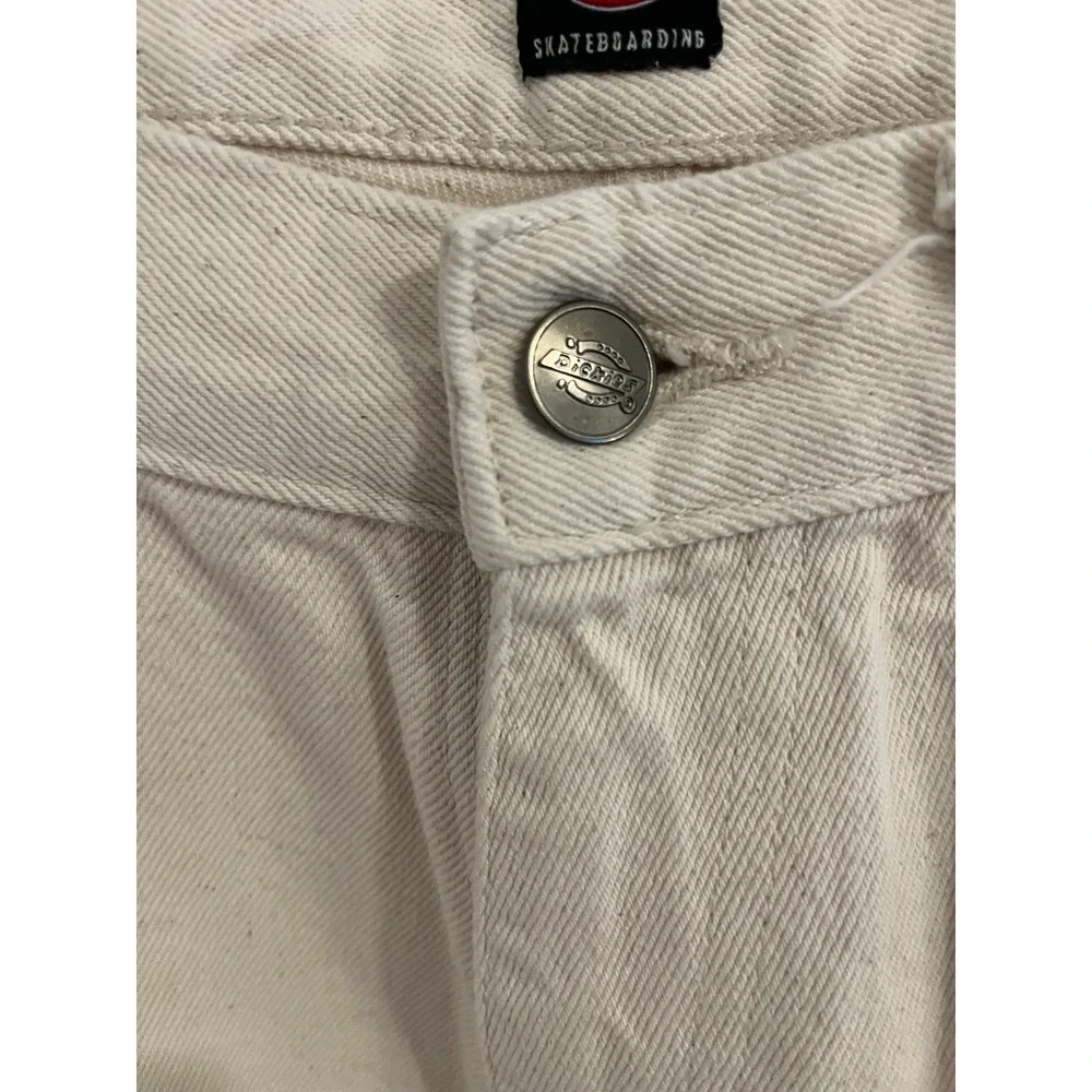 Dickies Skateboarding Jake Hayes Relaxed Fit Denim Pants Cream‎ Off White